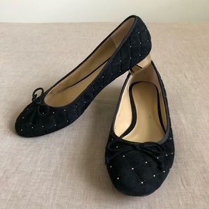 Ann Taylor Quilted Black Shoes